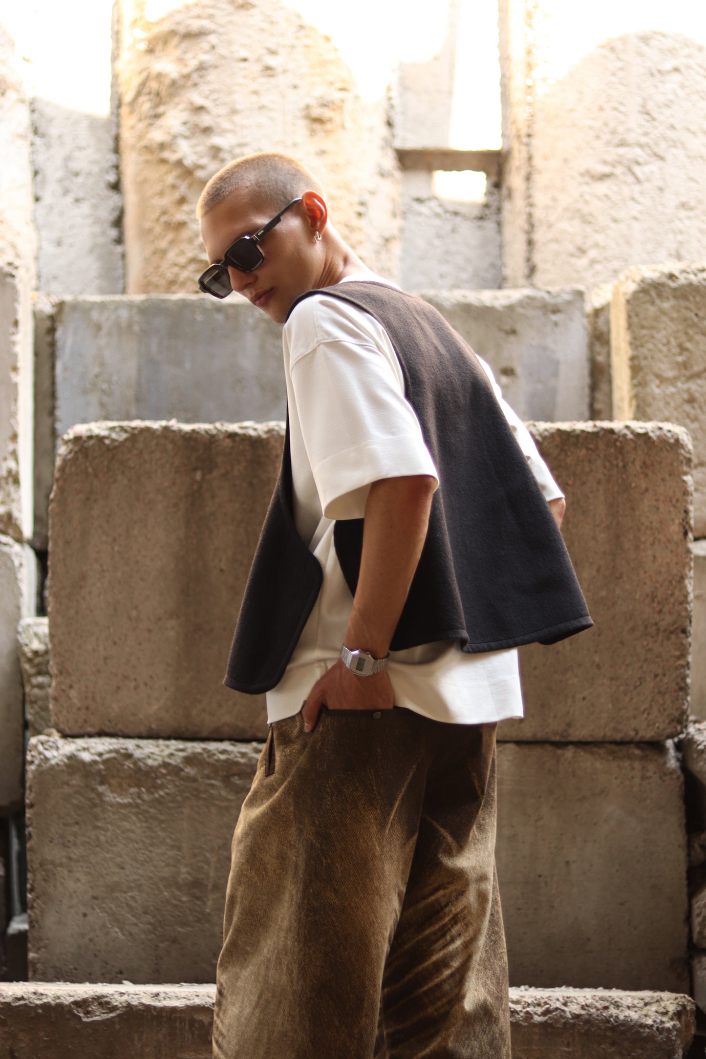 Wool vest