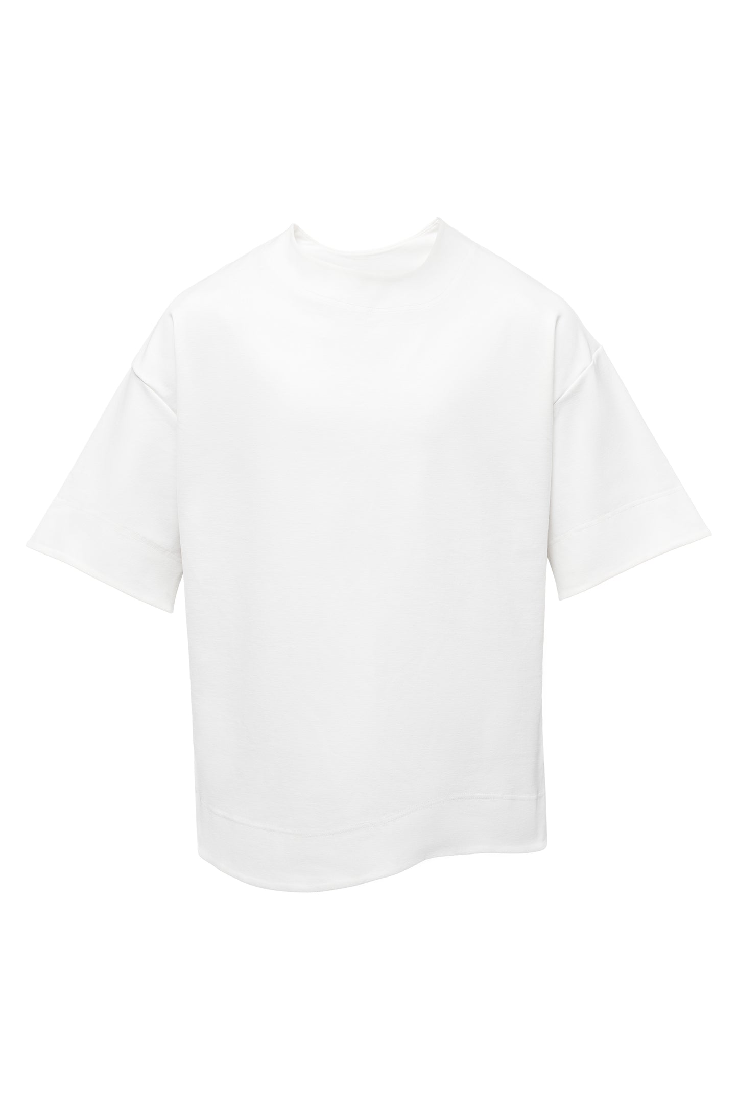 Non Iron Asymmetrical T-shirt [black]