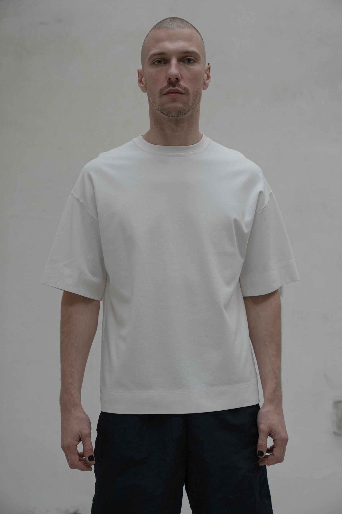 Non Iron Basic T-shirt [white]