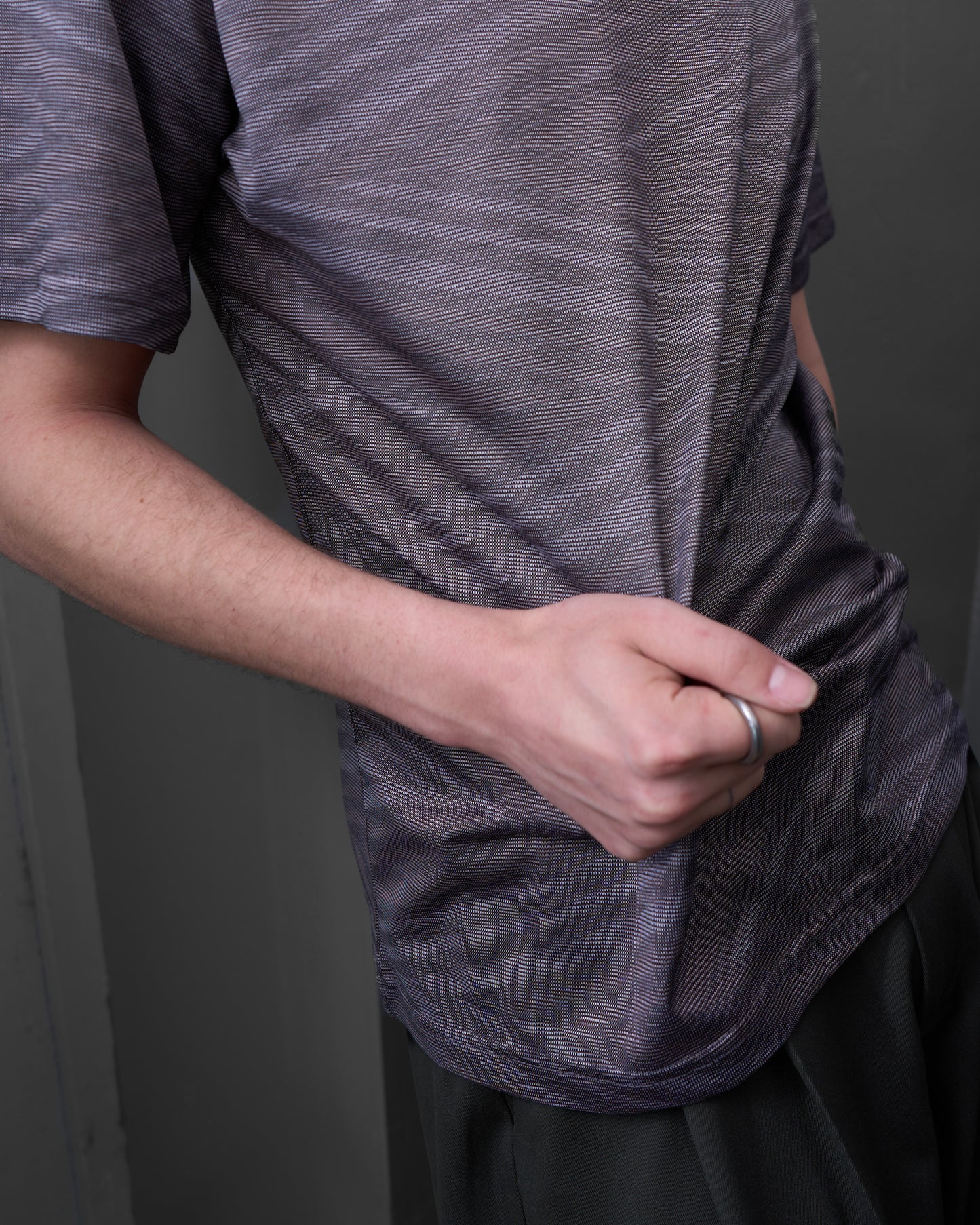 H-Bone Viscose T-shirt