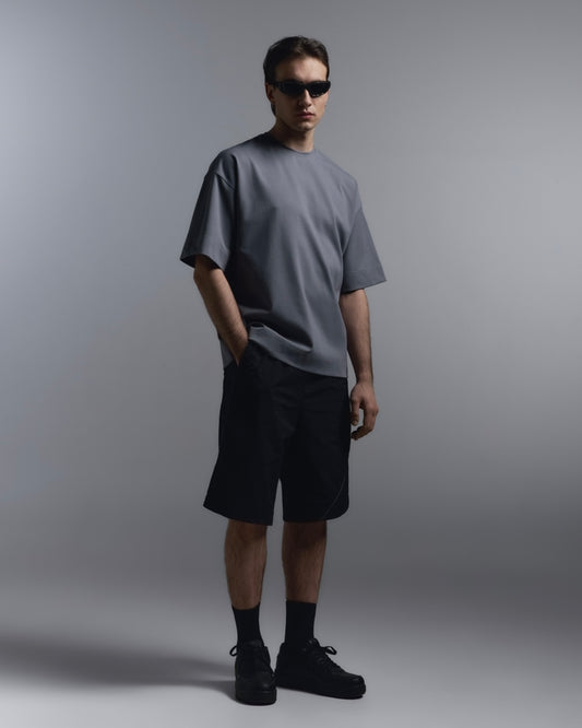 Non Iron Basic T-shirt [grey]