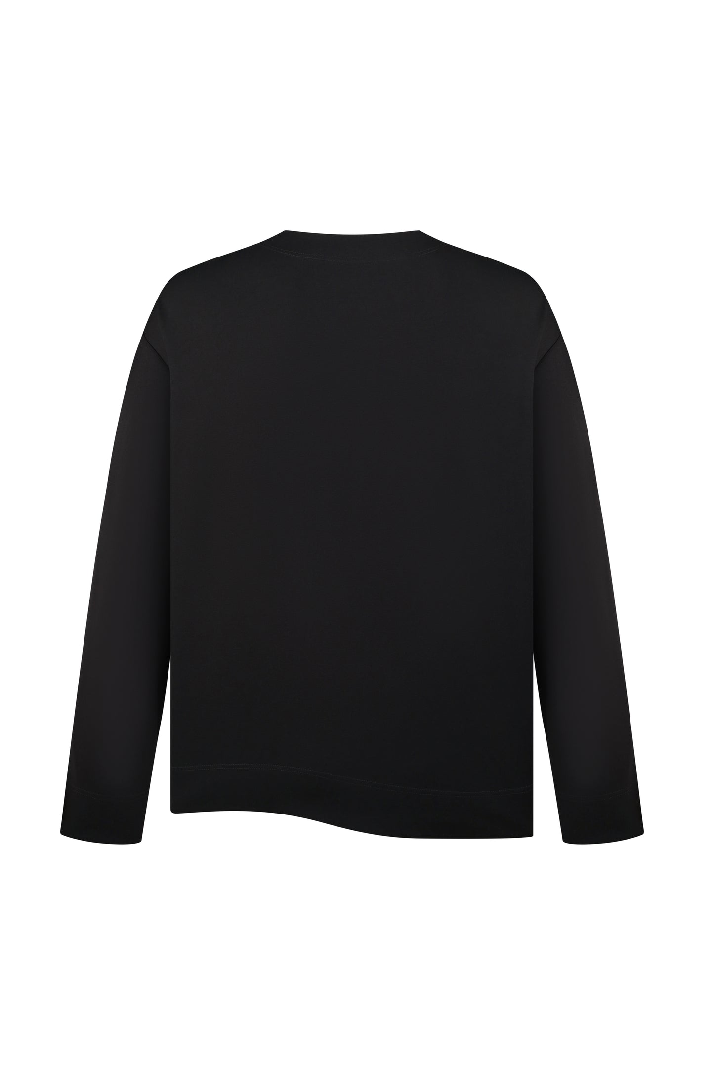 Non Iron Asymmetrical Long-sleeve