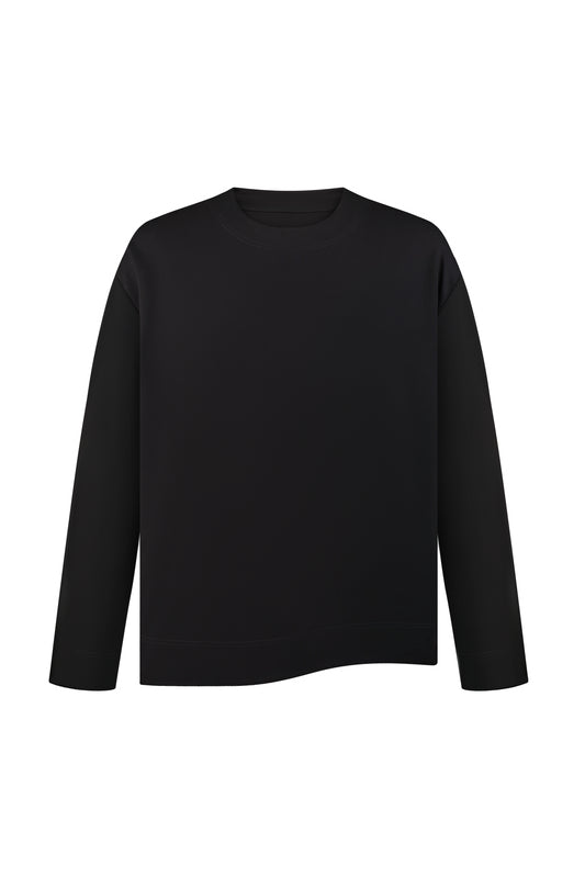 Non Iron Asymmetrical Long-sleeve