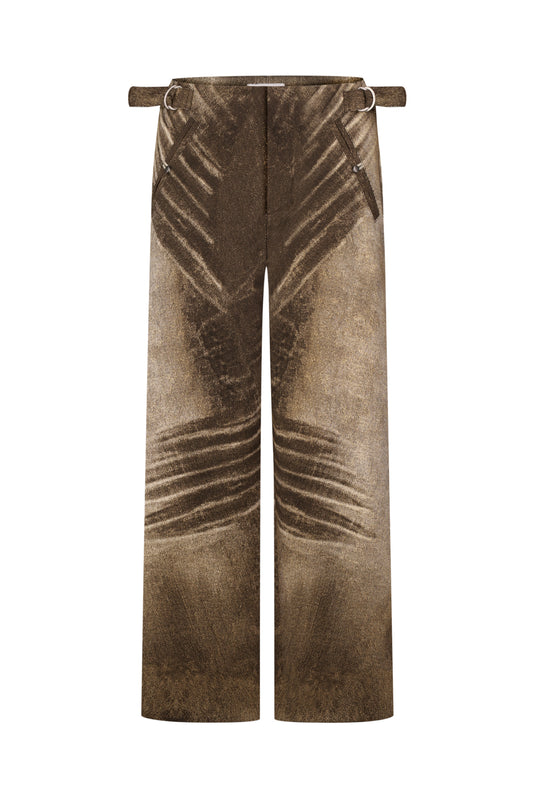 Scarred Cotton Pants